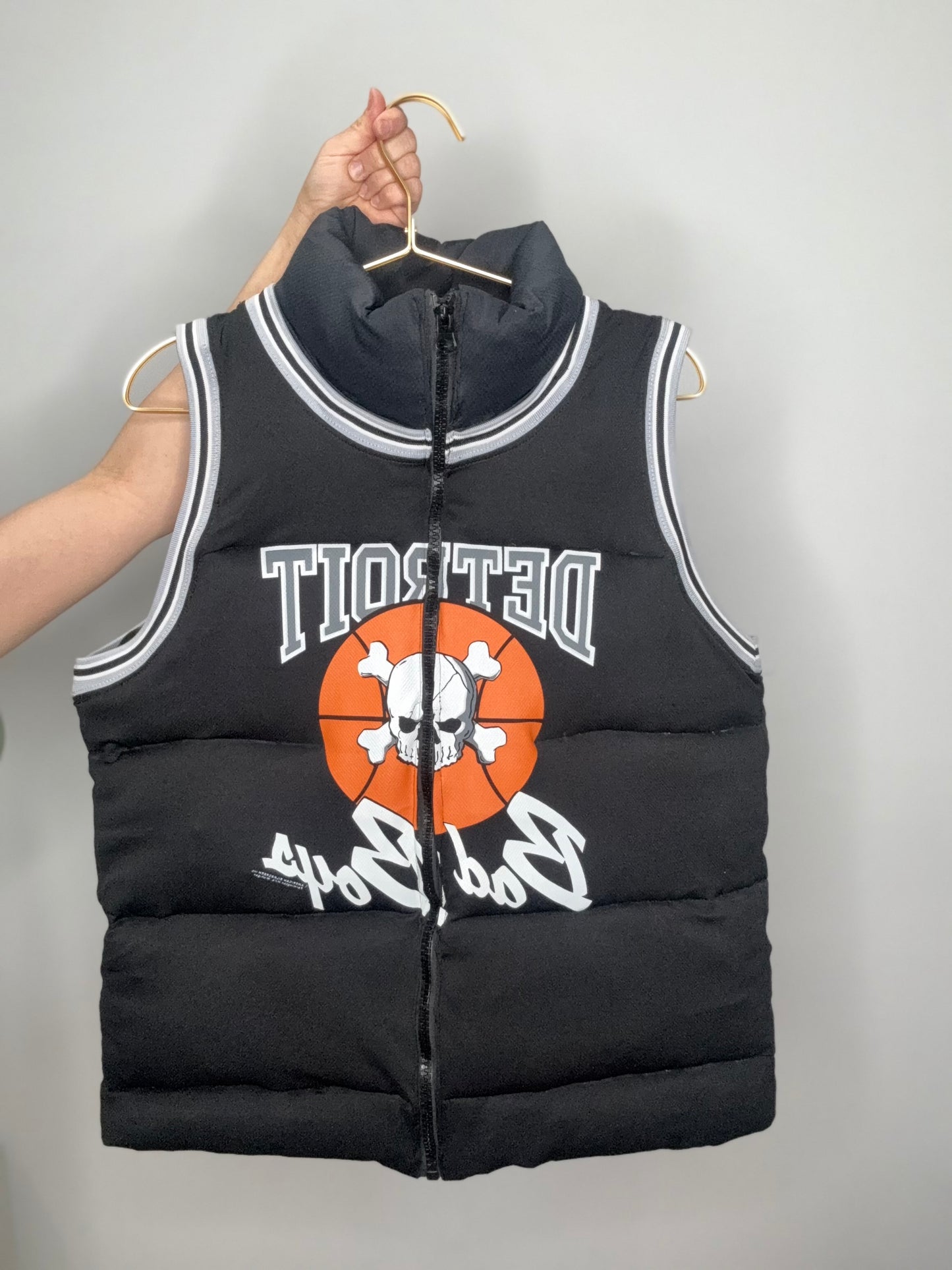 Detroit Bad Boys Custom Puffer Vest