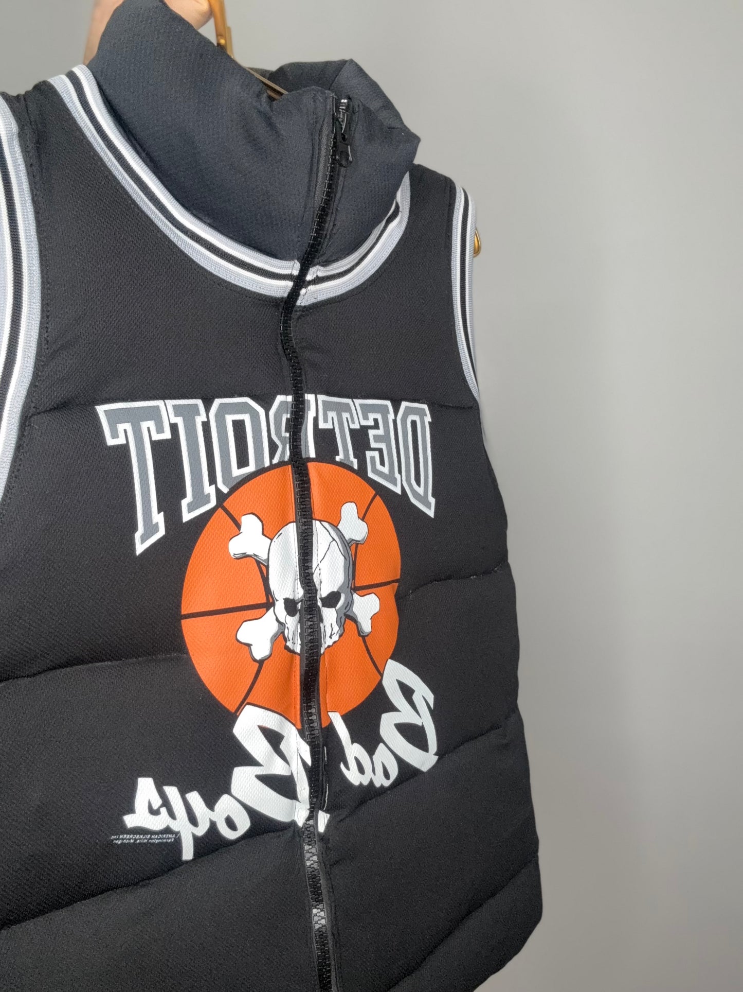 Detroit Bad Boys Custom Puffer Vest