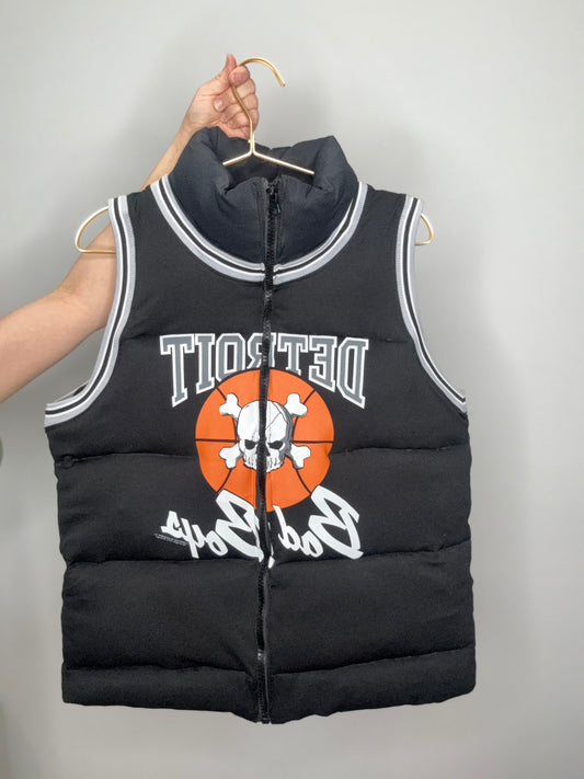 Detroit Bad Boys Custom Puffer Vest
